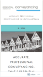 Mobile Screenshot of essentialconveyancing.com.au